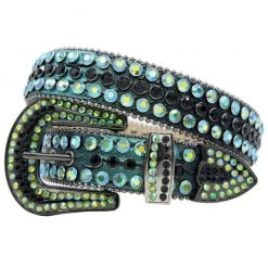 DNA Belt - Snake Skin - Green And Black