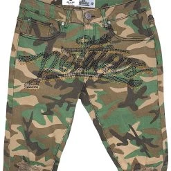 Politics Jeans - Stones And Flames - Army Fatigue With Black And Topaz - RSP 013