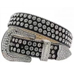 DNA Belt - Stones - Black And Silver Shop All