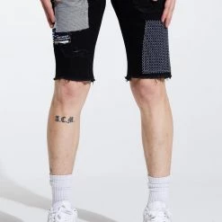 Crysp Denim Shorts - Charter - Black - CRYSPSP221-135