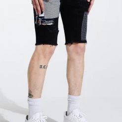 Crysp Denim Shorts - Charter - Black - CRYSPSP221-135