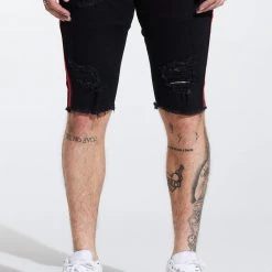 Shop All Crysp Denim Shorts - Line - Black - CRYSPSP221-131