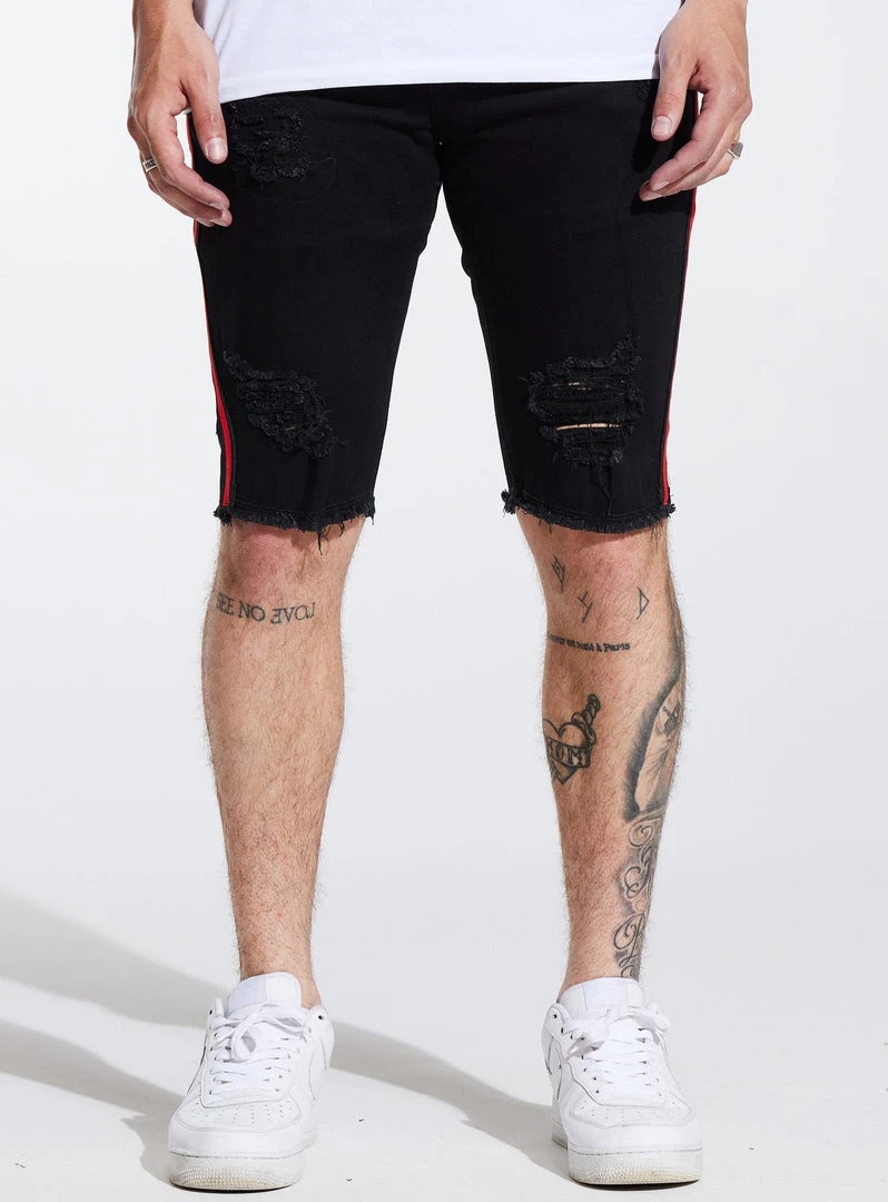 Shop All Crysp Denim Shorts - Line - Black - CRYSPSP221-131 1 Shop All Crysp Denim Shorts - Line - Black - CRYSPSP221-131