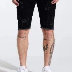 Shop All Crysp Denim Shorts - Atlantic - Jet Black - CRYSPSP221-127