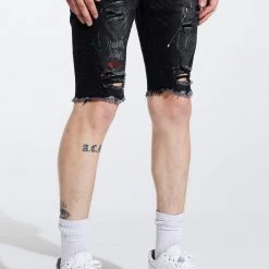Crysp Denim Shorts - Philips - Black - CRYSPSP221-137 Shop All