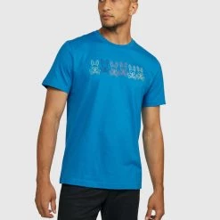 Psycho Bunny T-Shirt - Barbon - Atlantic Blue - B6U108Q1PC Shop All
