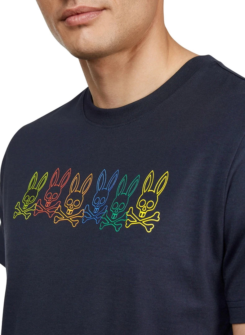 Shop All Psycho Bunny T-Shirt - Barbon - Navy - B6U108Q1PC 3 Shop All Psycho Bunny T-Shirt - Barbon - Navy - B6U108Q1PC