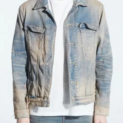 Shop All Crysp Denim Jacket - Bering - Fade Sand Wash - CRYSPFA120-208
