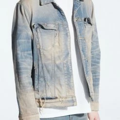 Shop All Crysp Denim Jacket - Bering - Fade Sand Wash - CRYSPFA120-208