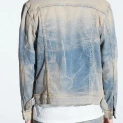 Shop All Crysp Denim Jacket - Bering - Fade Sand Wash - CRYSPFA120-208