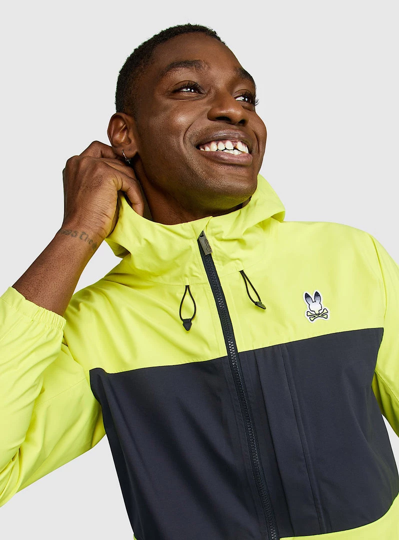 Psycho Bunny Jacket - Clifton Packable - Lemon Tonic - B6N125N1BL Shop All 1 Psycho Bunny Jacket - Clifton Packable - Lemon Tonic - B6N125N1BL Shop All