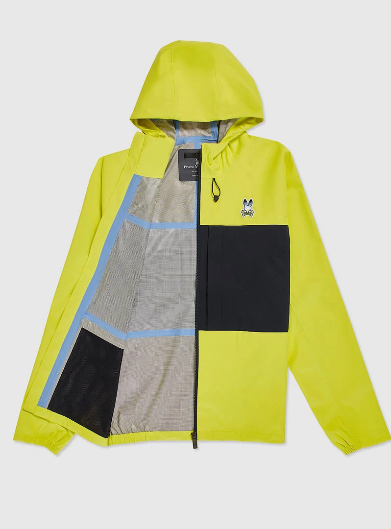 Psycho Bunny Jacket - Clifton Packable - Lemon Tonic - B6N125N1BL Shop All 4 Psycho Bunny Jacket - Clifton Packable - Lemon Tonic - B6N125N1BL Shop All