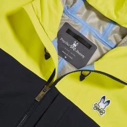 Psycho Bunny Jacket - Clifton Packable - Lemon Tonic - B6N125N1BL Shop All 9 Psycho Bunny Jacket - Clifton Packable - Lemon Tonic - B6N125N1BL Shop All