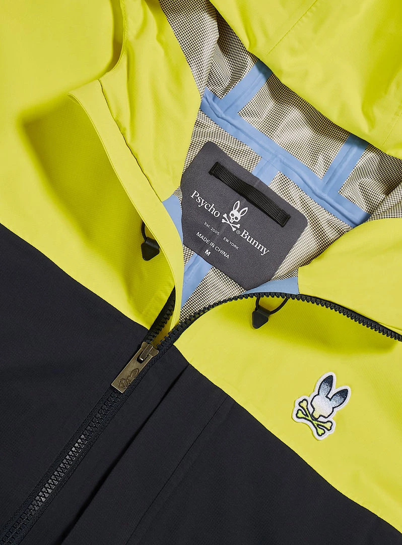 Psycho Bunny Jacket - Clifton Packable - Lemon Tonic - B6N125N1BL Shop All 5 Psycho Bunny Jacket - Clifton Packable - Lemon Tonic - B6N125N1BL Shop All