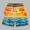 Shop All Paper Plane Shorts - Cloud Surf - Blue/Yellow - 600024