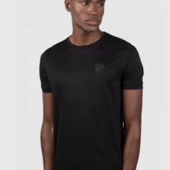 Shop All Inimigo T-Shirt - Heart - Dark Black - ITS6313