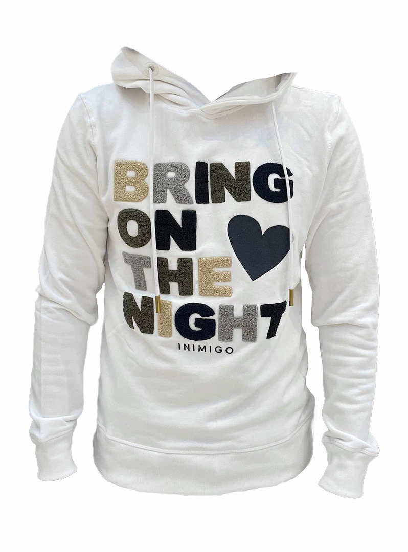 Inimigo Hoodie - Bring On The Night - Milk White - ILS6305 Shop All 1 Inimigo Hoodie - Bring On The Night - Milk White - ILS6305 Shop All