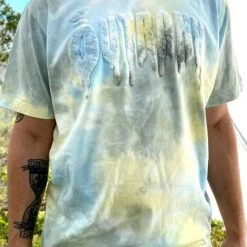Shop All Outrank T-Shirt - Chee$e Cake - Tie Dye Blue