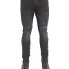 Cult Of Individuality Jeans - Punk Super Skinny - Jet Black - 67B0-SS18A