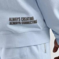 Cult Of Individuality Sweatsuit - Zip Logo - Sky - 621A0-ZH22C