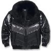 Jordan Craig Kids Jacket - Blocked Puffer - Triple Black - 91548K