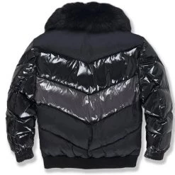 Jordan Craig Kids Jacket - Blocked Puffer - Triple Black - 91548K