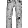 Ops Kids Jeans - Biker - Grey And Black - OPS2001K