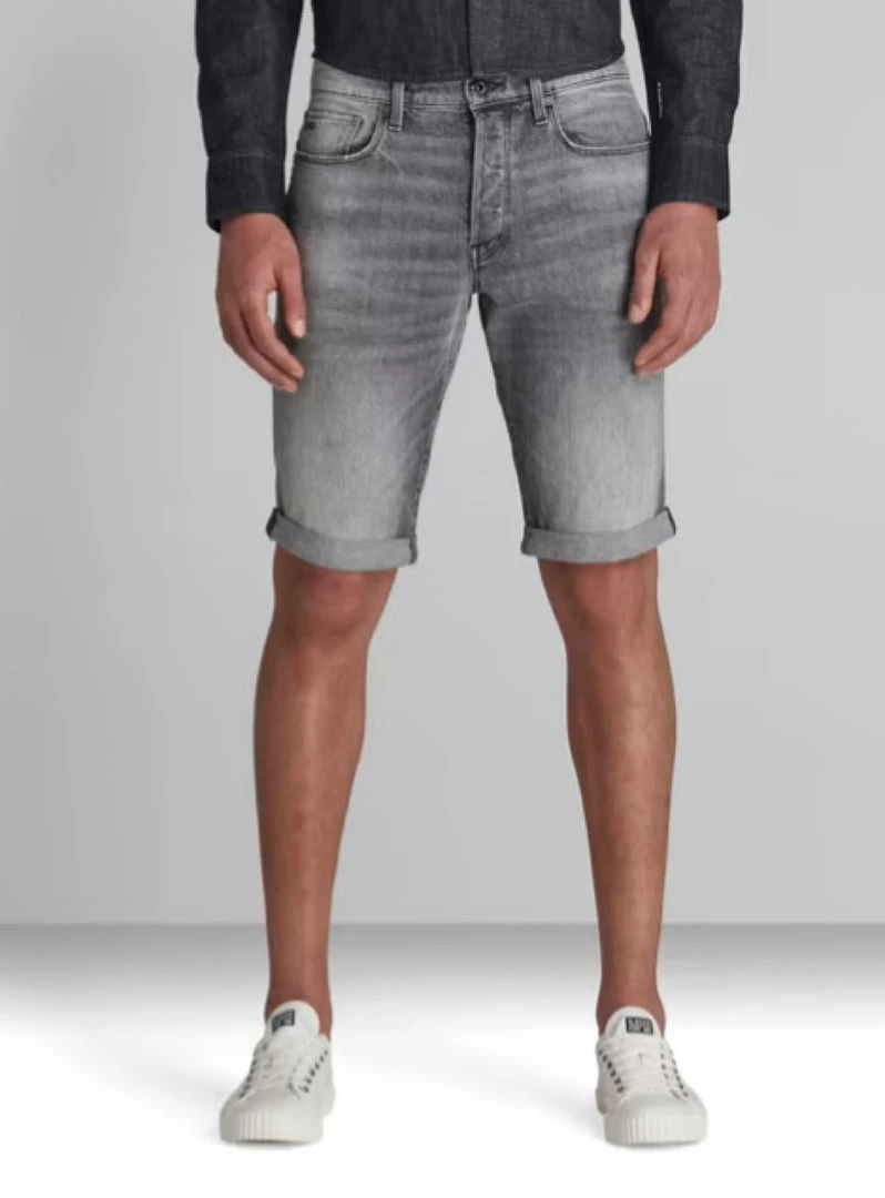 G-Star Denim Shorts - Otas Black Stretch Denim - Faded Anchor - D17417-C530-C282 Shop All 2 G-Star Denim Shorts - Otas Black Stretch Denim - Faded Anchor - D17417-C530-C282 Shop All