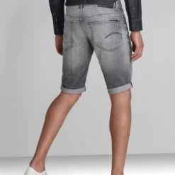 G-Star Denim Shorts - Otas Black Stretch Denim - Faded Anchor - D17417-C530-C282 Shop All 5 G-Star Denim Shorts - Otas Black Stretch Denim - Faded Anchor - D17417-C530-C282 Shop All