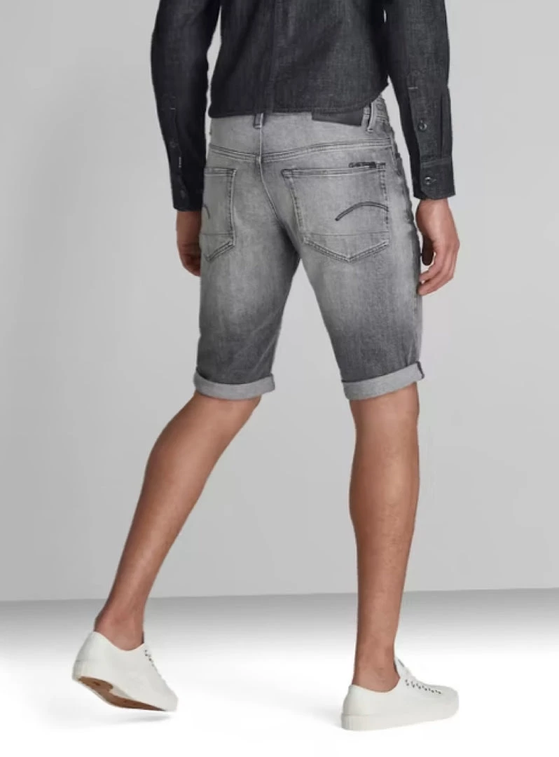 G-Star Denim Shorts - Otas Black Stretch Denim - Faded Anchor - D17417-C530-C282 Shop All 3 G-Star Denim Shorts - Otas Black Stretch Denim - Faded Anchor - D17417-C530-C282 Shop All