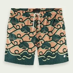 Scotch & Soda Swim Shorts - Printed Swimwear - 162315 Shop All