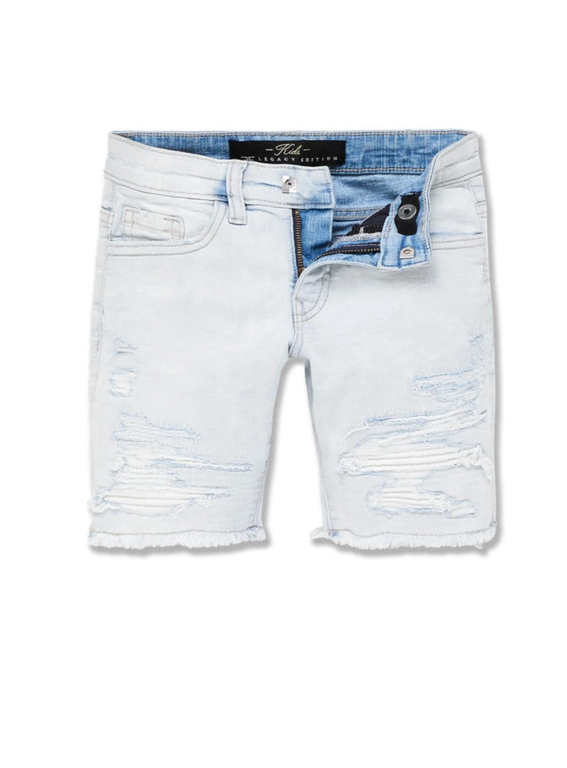 Shop All Jordan Craig Kids Shorts - Siena - Iced White - J3191SK 1 Shop All Jordan Craig Kids Shorts - Siena - Iced White - J3191SK