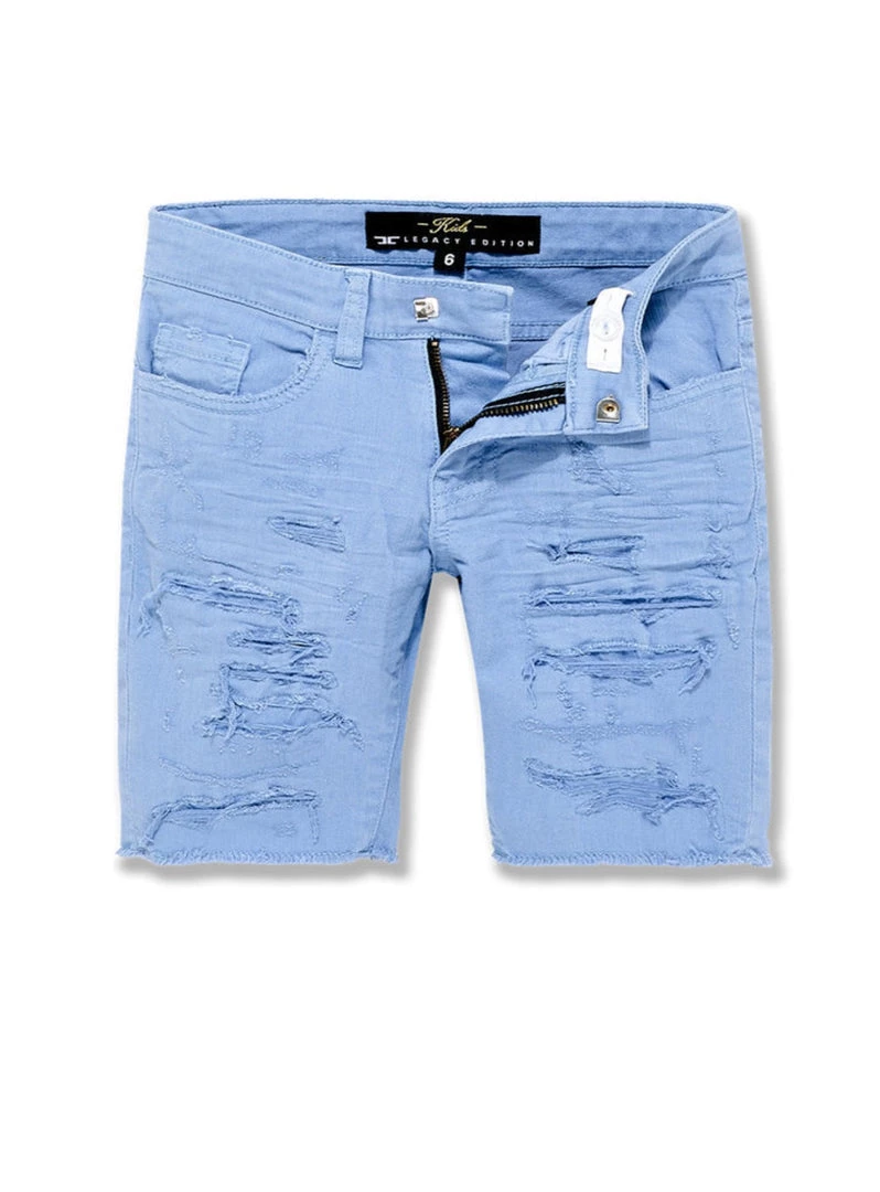 Jordan Craig Kids Shorts - Tulsa Twill - Sky Blue - J3187SK Shop All 1 Jordan Craig Kids Shorts - Tulsa Twill - Sky Blue - J3187SK Shop All
