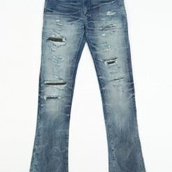 Shop All Jordan Craig Jeans - Stitched Rips - Aged Wash - JF300R_2