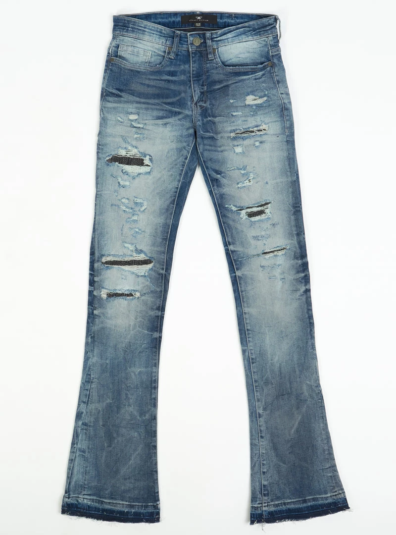 Shop All Jordan Craig Jeans - Stitched Rips - Aged Wash - JF300R_2 1 Shop All Jordan Craig Jeans - Stitched Rips - Aged Wash - JF300R_2