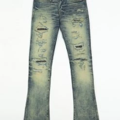 Shop All Jordan Craig Jeans - Stitched Rips - Lager - JF300R_2