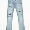 Jordan Craig Jeans - Stitched Rips - Lightning Blue - JF300R_2