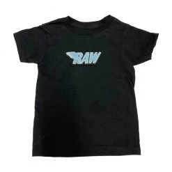 Rawyalty Kids T-Shirt - Raw Wing - Black And Sky - RKT-000 New Arrivals
