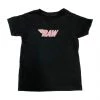 Rawyalty Kids T-Shirt - Raw Wing - Black And Pink - RKT-000