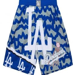 Mitchell & Ness Shorts - MLB Jumbotron - Dodgers - PSHR1220