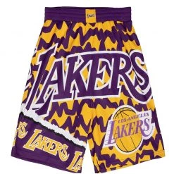 Mitchell & Ness Shorts - Jumbotron - LA Lakers - PSHR1220