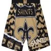 Mitchell & Ness Shorts - NFL Jumbotron - Saints - PSHR1220 New Arrivals