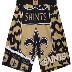 Mitchell & Ness Shorts - NFL Jumbotron - Saints - PSHR1220 New Arrivals