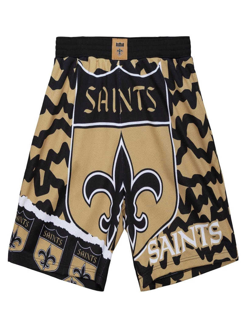 Mitchell & Ness Shorts - NFL Jumbotron - Saints - PSHR1220 New Arrivals 1 Mitchell & Ness Shorts - NFL Jumbotron - Saints - PSHR1220 New Arrivals