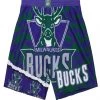 Mitchell & Ness Shorts - NBA Jumbotron - Bucks - PSHR1220 New Arrivals