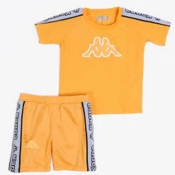 Kappa Kids Short Set - Logo Tape Avirec 2 - Orange - 311B7CW New Arrivals