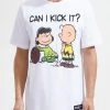 Peanuts T-Shirt - Kick It - White - PN10130 Shop All