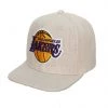 New Arrivals Mitchell & Ness Hat - NBA Cut Away Snapback - Lakers - Off White - SH20118