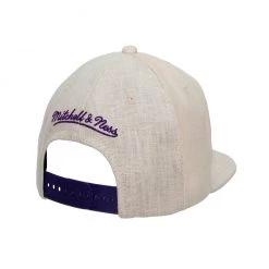 New Arrivals Mitchell & Ness Hat - NBA Cut Away Snapback - Lakers - Off White - SH20118