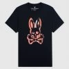 Shop All Psycho Bunny T-Shirt - Leeson - Navy - B6U580T1PC